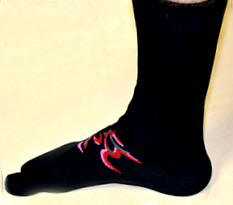 японские носки носки-таби с разделением для пальца