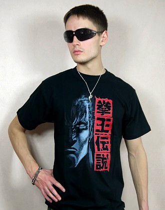 японская  мужская футболка с рисунком по мотивам  анимэ