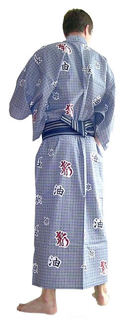 японское мужское кимонои и пояс оби