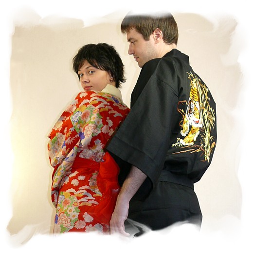 настоящие японские кимоно в интернет-магазине Blue Japan