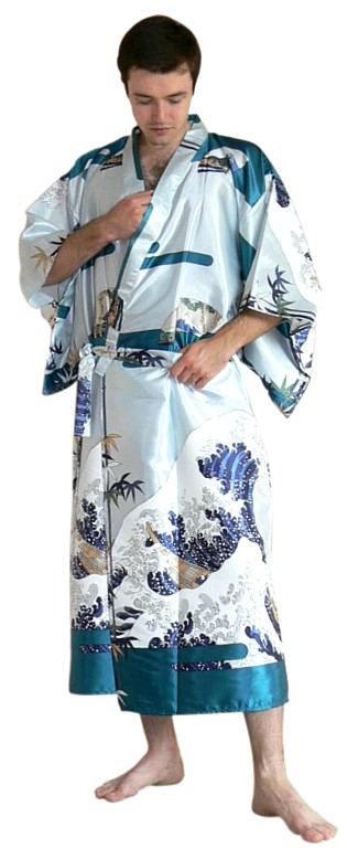 мужской халат-кимоно ХОККУ, сделано в Японии
