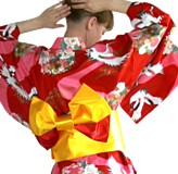 Японский пояс оби для женских кимоно