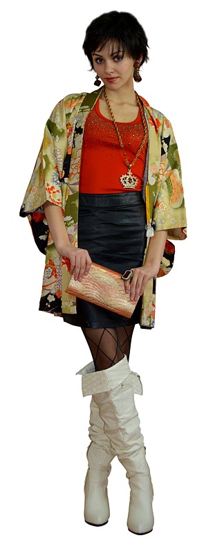  шелковое кимоно