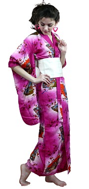 японское  кимоно, 1930-е гг.