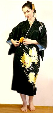 японское кимоно, 1960-е гг.