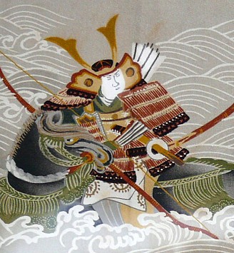 рисунок на подкладке японского мужского хаори, 1920-е гг.