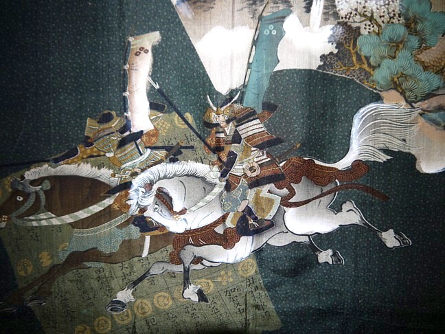 рисунок ма подкладке японского мужского шелкового хаори, 1930-е гг.