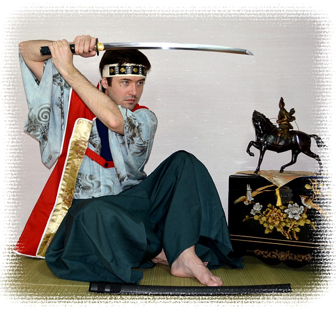 одежда самурая: хакама, кимоно, куртка-дзимбаори