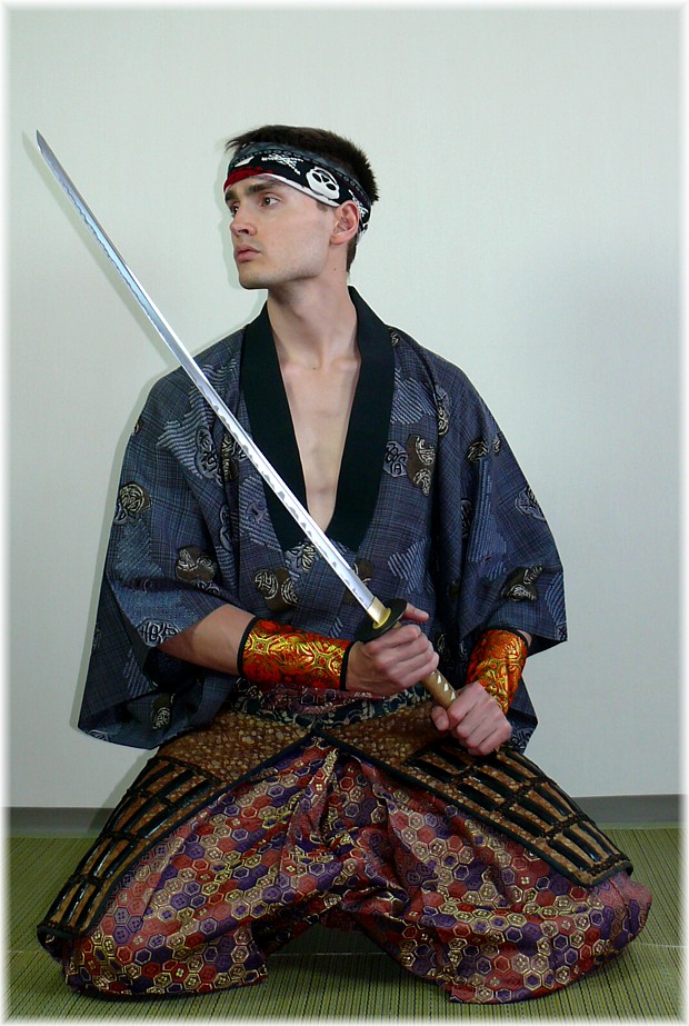 японская одежда: хакама, кимоно и детали снаряжения самурая - хайдате