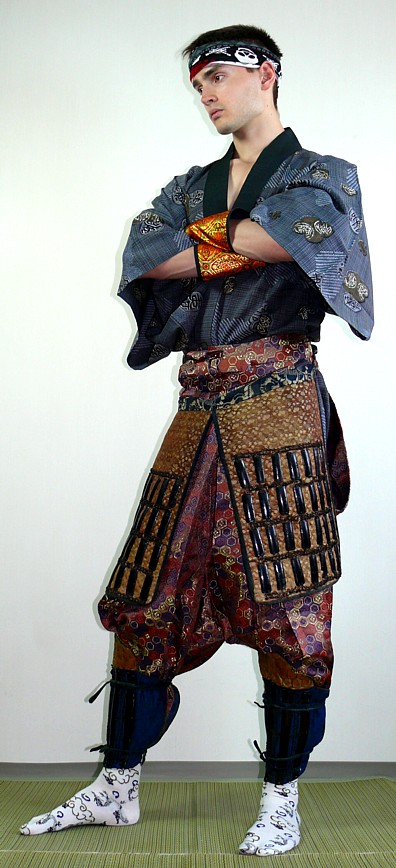 одежда самурая: кимоно, хакама, детали доспехов самурая