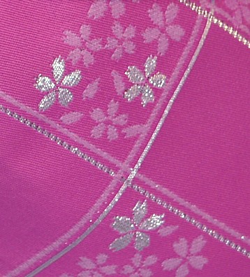 деталь рисунка ткани японского пояса-оби