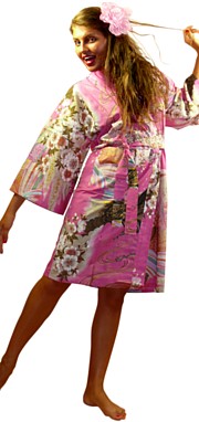 халатик- кимоно, хлопок 100%, сделано в Японии
