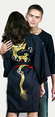кимоно-мини с вышивкой