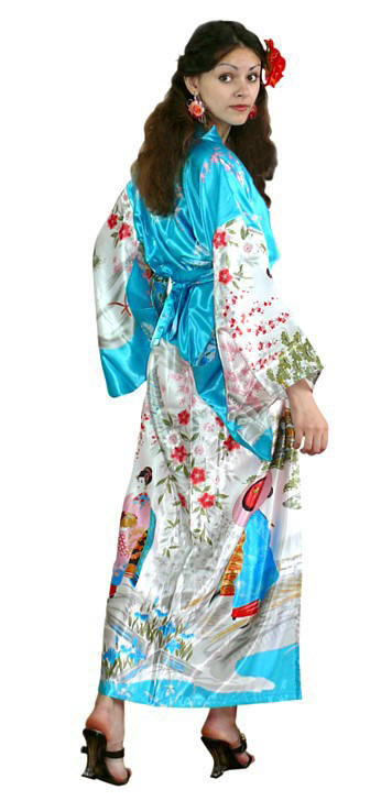 японское кимоно КИОТО - стильная женская одежда для дома и пати