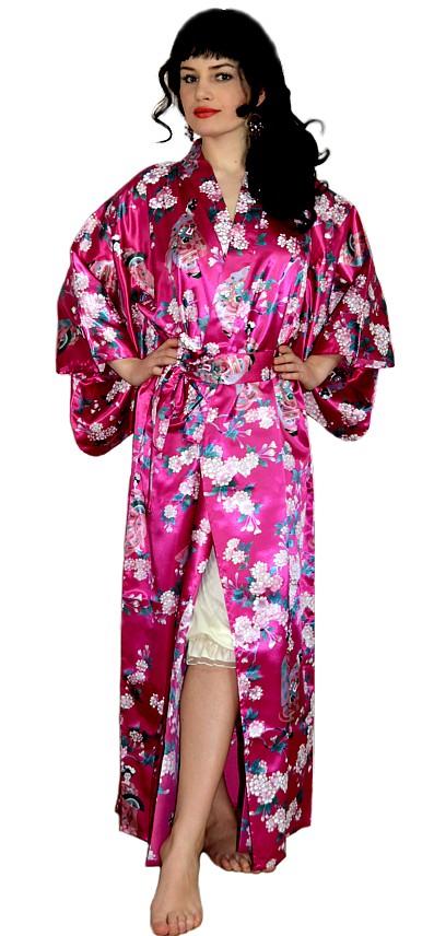 женский халат-кимоно