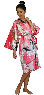 женский халат в японском стиле, сделано в Японии
