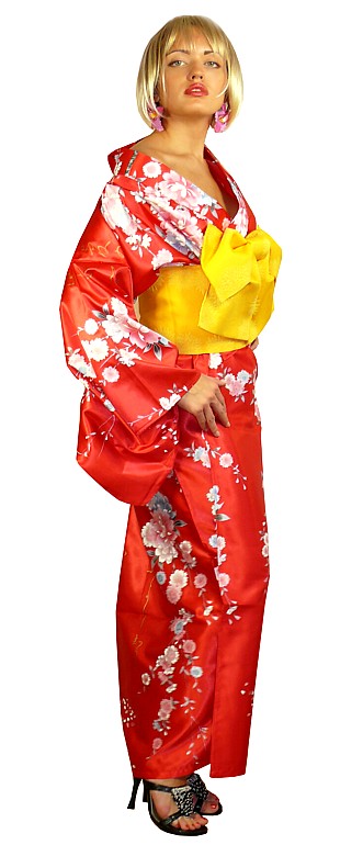 кимоно и оби в стиле гейши