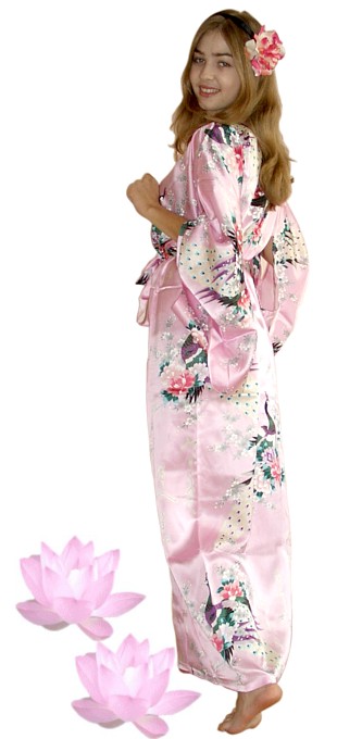 шелковое кимоно - стильная одежда для дома