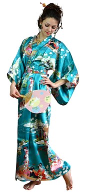 японское шелковое кимоно эксклюзивная одежда для дома