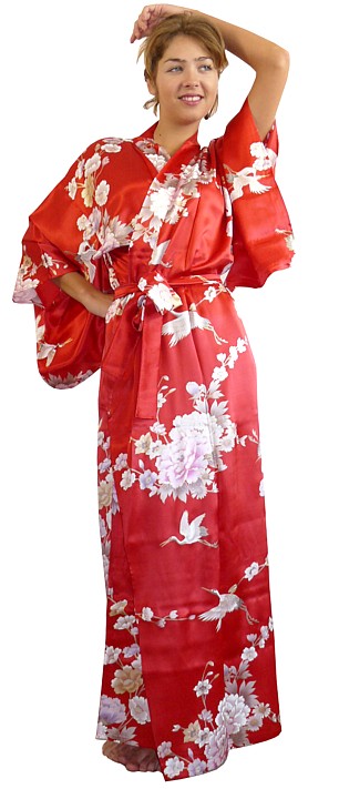 японское шелкковое кимоно КАОРИ