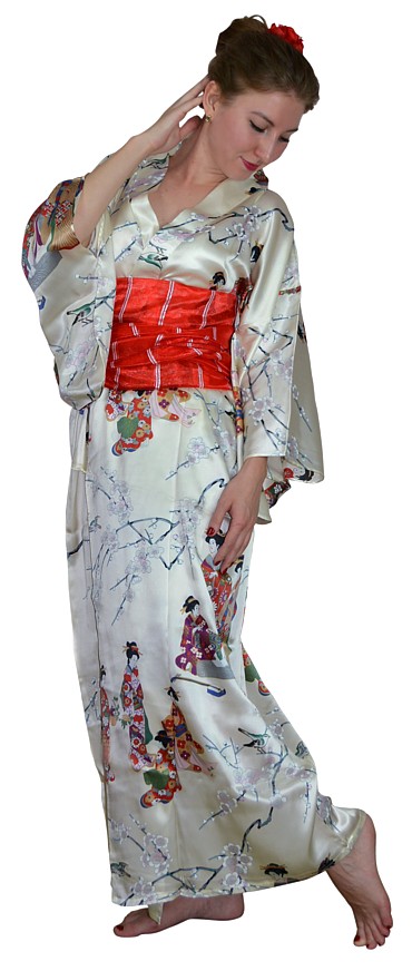 шелковый халат-кимоно - элегантная одежда для дома и эксклюзивный подарок женщине